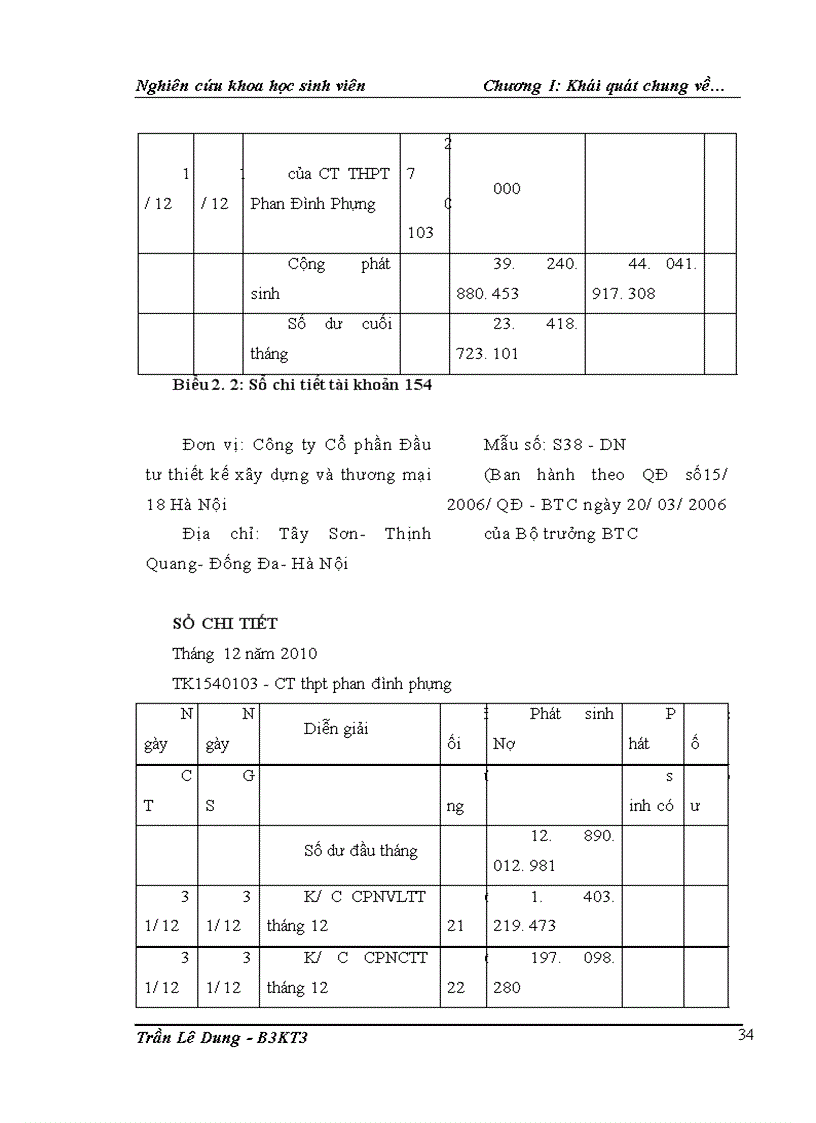 image for page Kế toán chi phí sản xuất và tính giá thành sản phẩm xây dựng tại Công ty cổ phần Đầu tư thiết kế xây dựng và thương mại 18 Hà Nội Nội dung đề tài gồm ba chương Chương 1