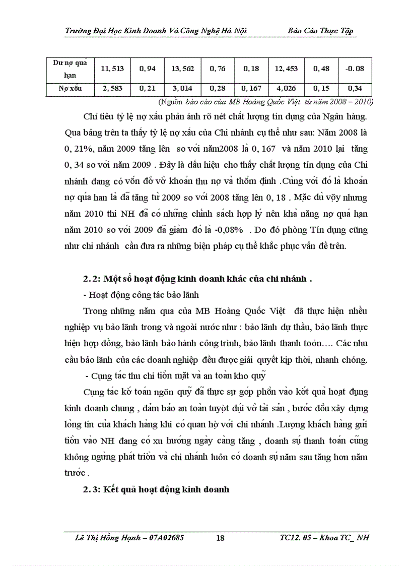 image for page Báo cáo Thực Tập tại Ngân hàng MB – Hoàng Quốc Việt