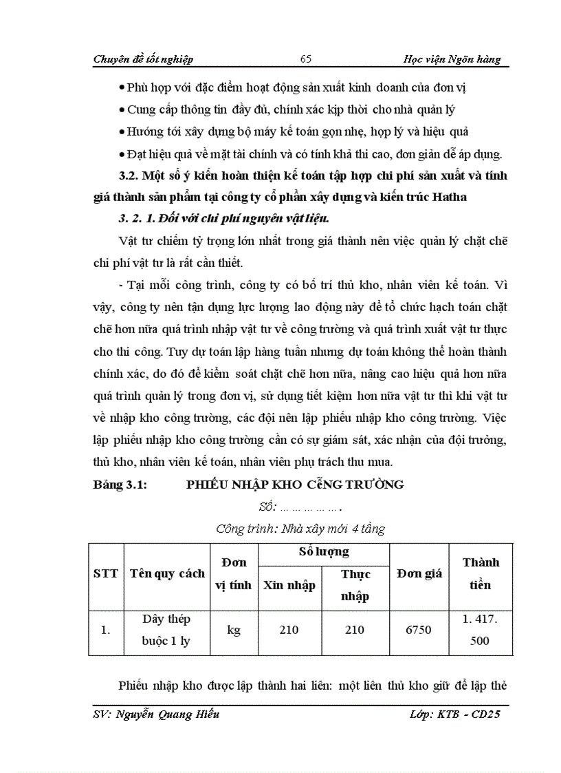 image for page Chi phí sản xuất và tính giá thành sản phẩm xây lắp tại Công ty cổ phần xây dựng và kiến trúc Hatha