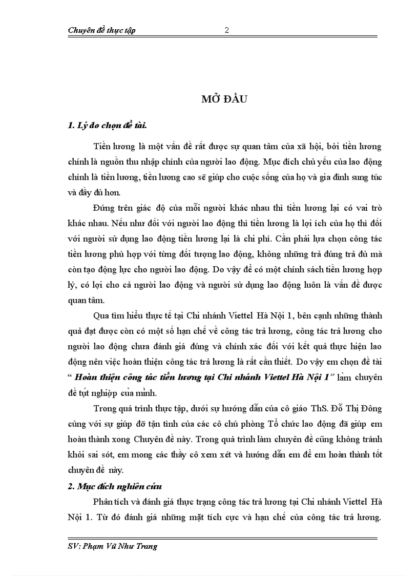 image for page Hoàn thiện công tác tiền lương tại Chi nhánh Viettel Hà Nội 1