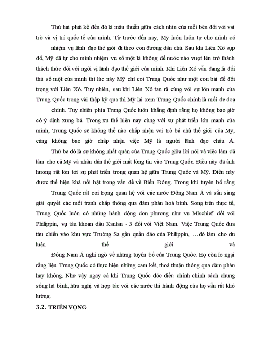 image for page Những nhân tố tác động đến quan hệ Mỹ - Trung từ năm 2001 đến năm 2010.