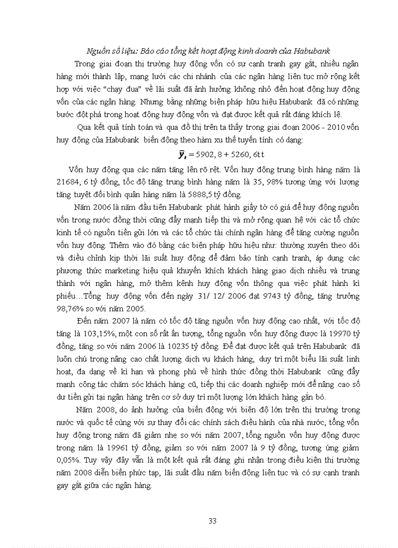 image for page Vận dụng các phương pháp thống kê phân tích thống kê hoạt động huy động vốn ngân hàng Thương mại cổ phần Nhà Hà Nội (HABUBANK) giai đoạn 2005-2009