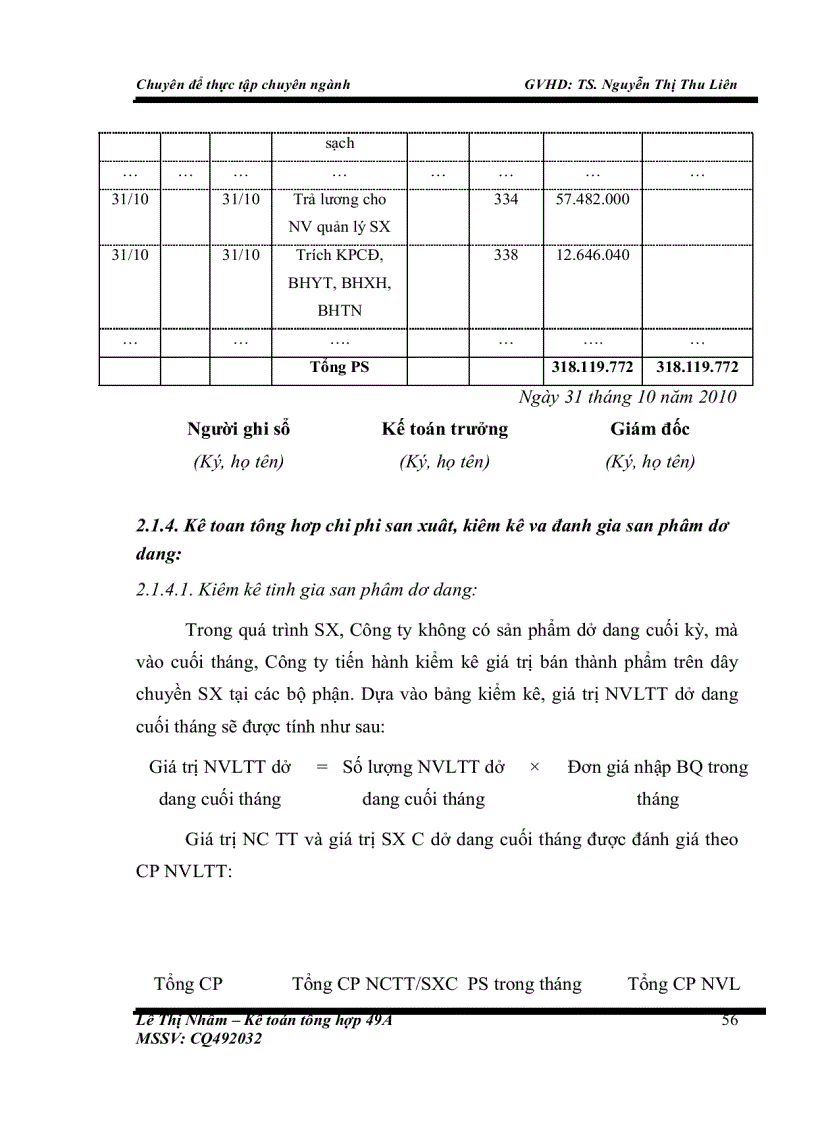 image for page Kế toán chi phí sản xuất và tính giá thành sản phẩm tại Công ty TNHH thiết bị và sản phẩm an toàn Việt Nam (PROTECTM)