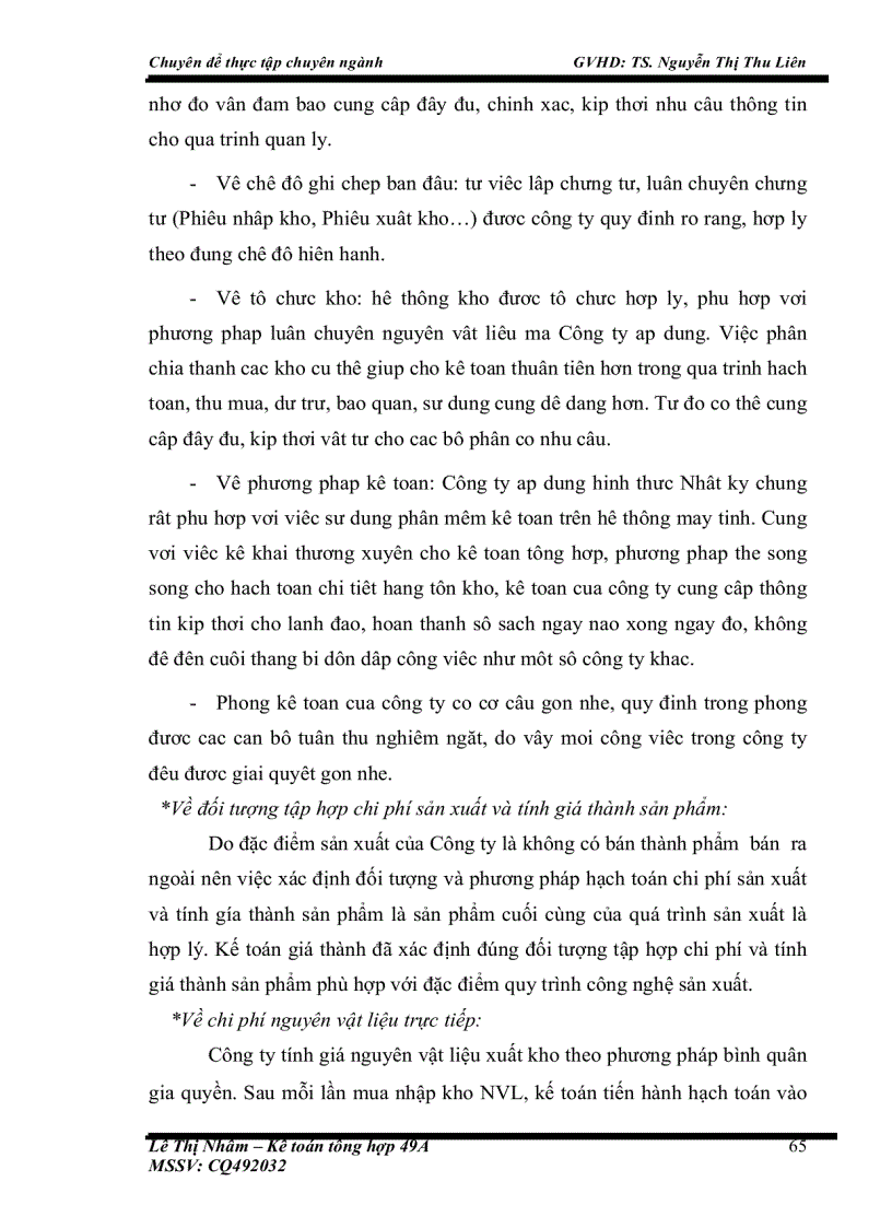 image for page Kế toán chi phí sản xuất và tính giá thành sản phẩm tại Công ty TNHH thiết bị và sản phẩm an toàn Việt Nam (PROTECTM)