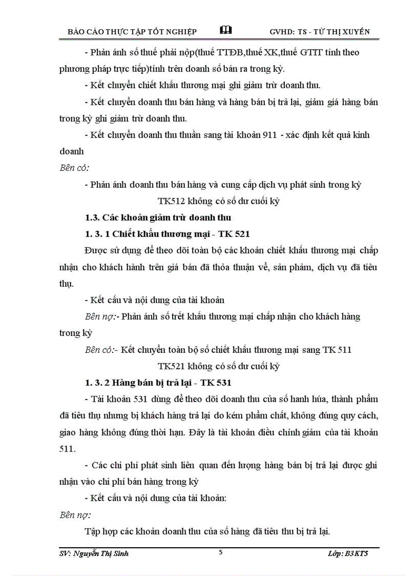 Kế toán tiêu tụ hàng hóa, cung cấp dịch vụ và xác định kết quả kinh doanh