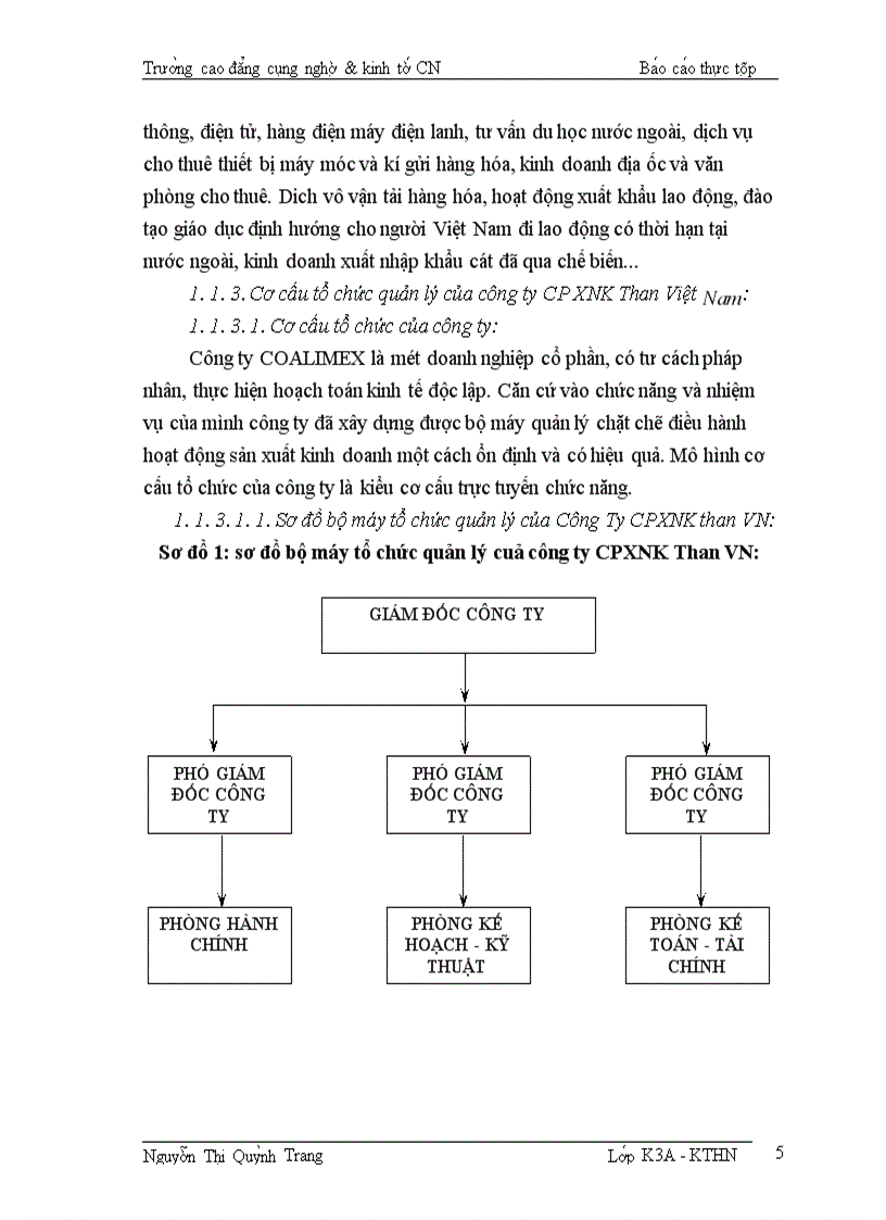 image for page Kế toán vốn bằng tiền và thanh toán tại công ty cổ phần XNK than Việt Nam COALIMEX