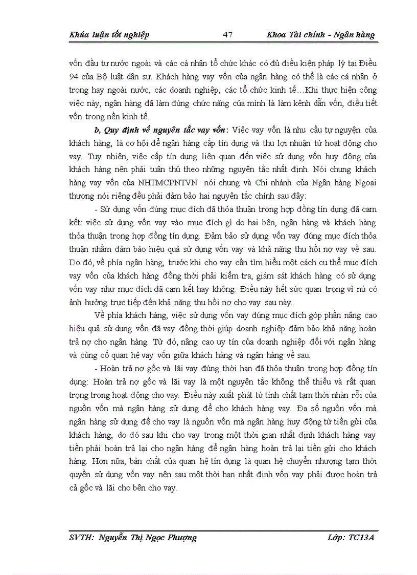image for page Giải pháp nâng cao hiệu quả cho vay đối với doanh nghiệp nhỏ và vừa tại Ngân hàng TMCP Ngoại thương Việt Nam - Chi nhánh Thăng Long