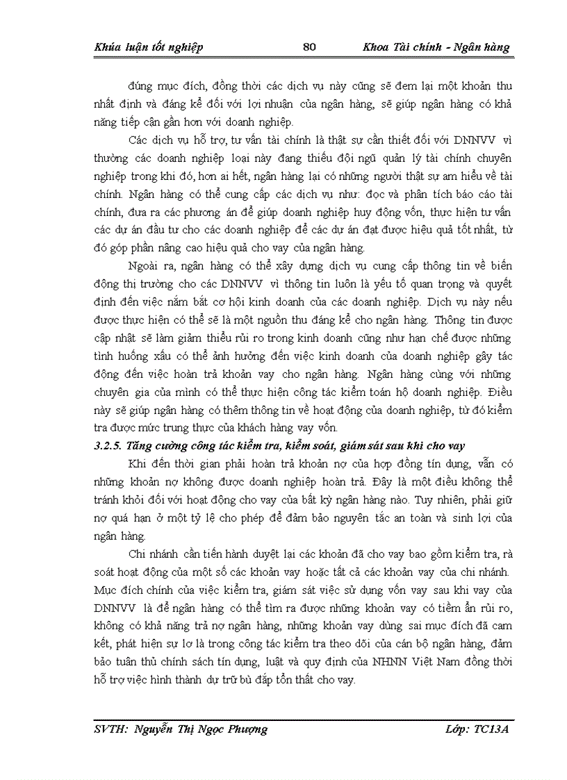 image for page Giải pháp nâng cao hiệu quả cho vay đối với doanh nghiệp nhỏ và vừa tại Ngân hàng TMCP Ngoại thương Việt Nam - Chi nhánh Thăng Long
