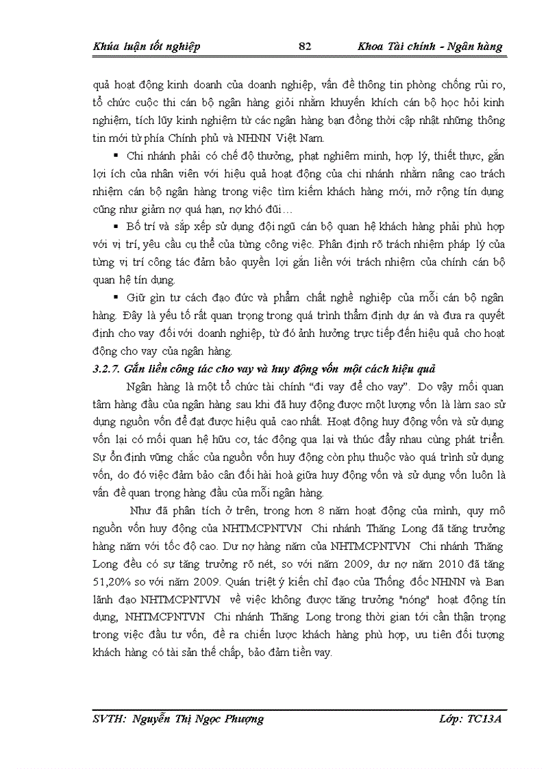 image for page Giải pháp nâng cao hiệu quả cho vay đối với doanh nghiệp nhỏ và vừa tại Ngân hàng TMCP Ngoại thương Việt Nam - Chi nhánh Thăng Long