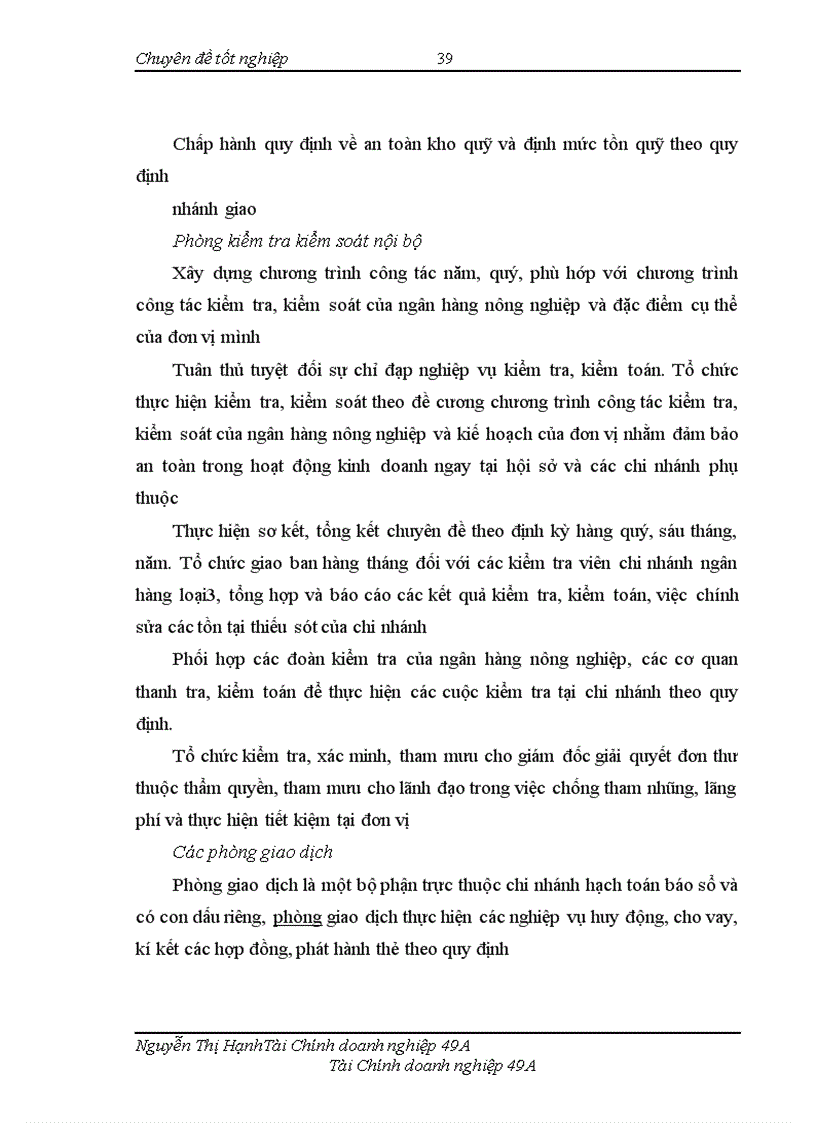 image for page Một số giải pháp nâng cao chất lượng tín dụng tại ngân hàng nông nghiệp và phát triển nông thôn - chi nhánh Tây Đô