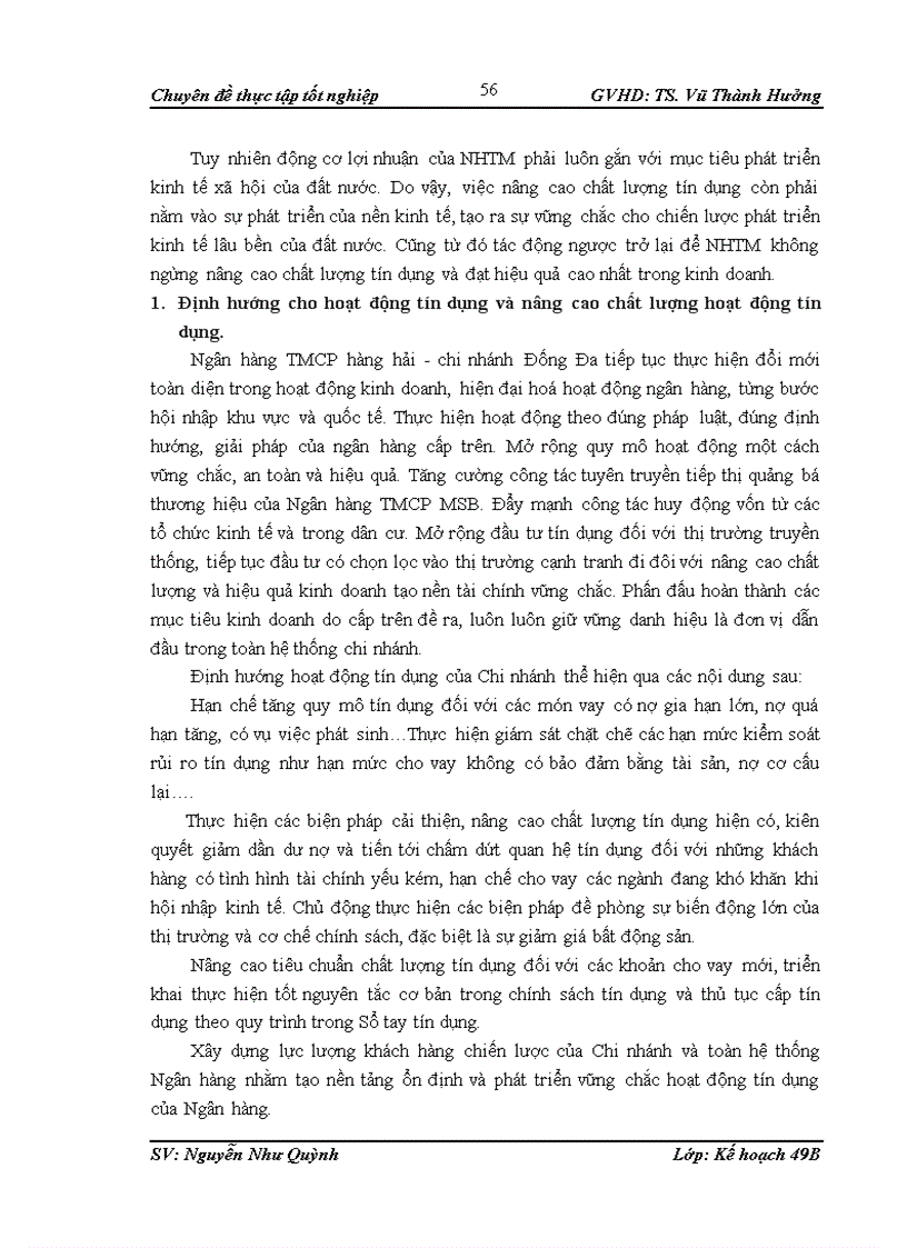 image for page Một số giải pháp nâng cao chất lượng hoạt động tín dụng tại ngân hàng TMCP hàng hải – chi nhánh đống đa