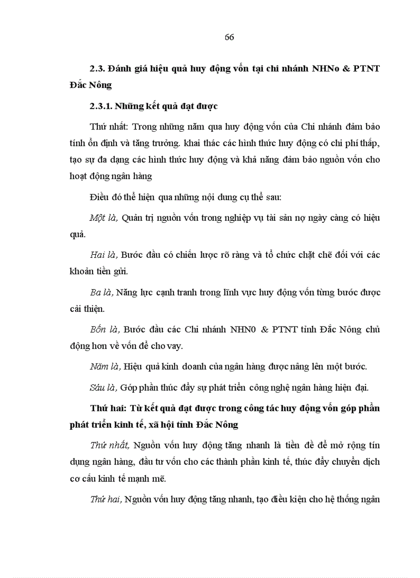 image for page Nâng cao hiệu quả huy động vốn của Ngân hàng nông nghiệp và phát triển nông thôn – Chi nhánh tỉnh Đắc Nông