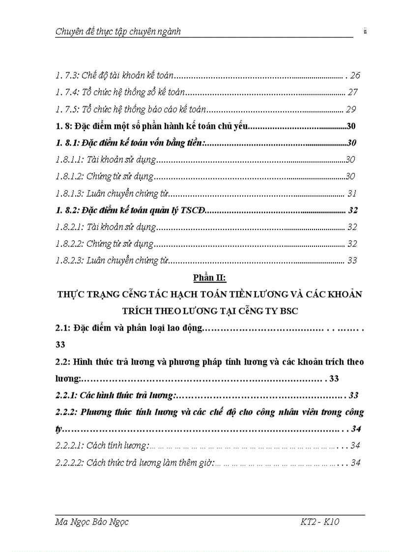 image for page Hạch toán tiền lương và các khoản trích theo lương tại công ty BSC