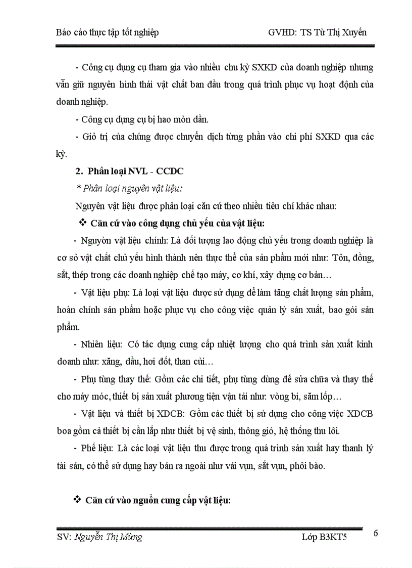 image for page Hạch toán kế toán nguyên vật liệu, công cụ dụng cụ ở Công ty Cổ phần Minh Phú