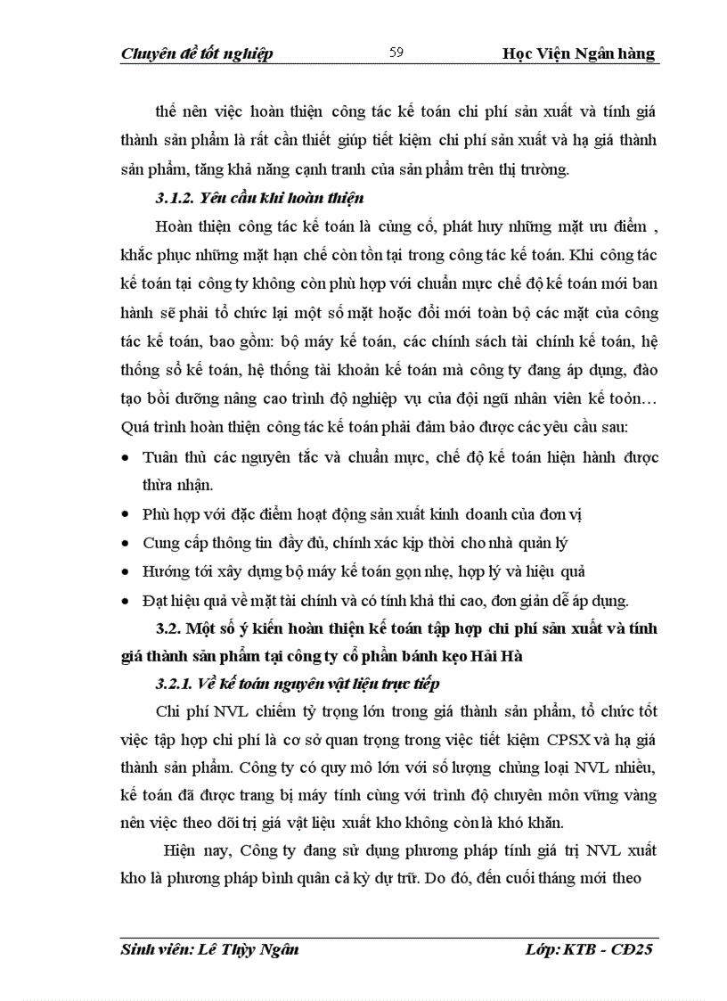 image for page Kế toán tập hợp chi phí sản xuất và tính giá thành sản phẩm tại Công ty Cổ phần bánh kẹo Hải Hà