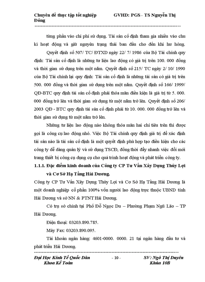 image for page Hoàn thiện hạch toán TSCĐ tại Công ty CP Tư Vấn Xây Dựng Thủy Lợi và Cơ Sở Hạ Tầng Hải Dương