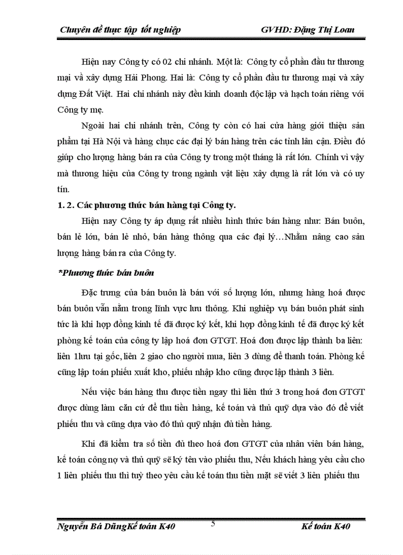 image for page Hoàn thiện kế toán bán hàng và xác định kết quả kinh doanh tại công ty cổ phần đầu tư thương mại và xây dựng Việt – star