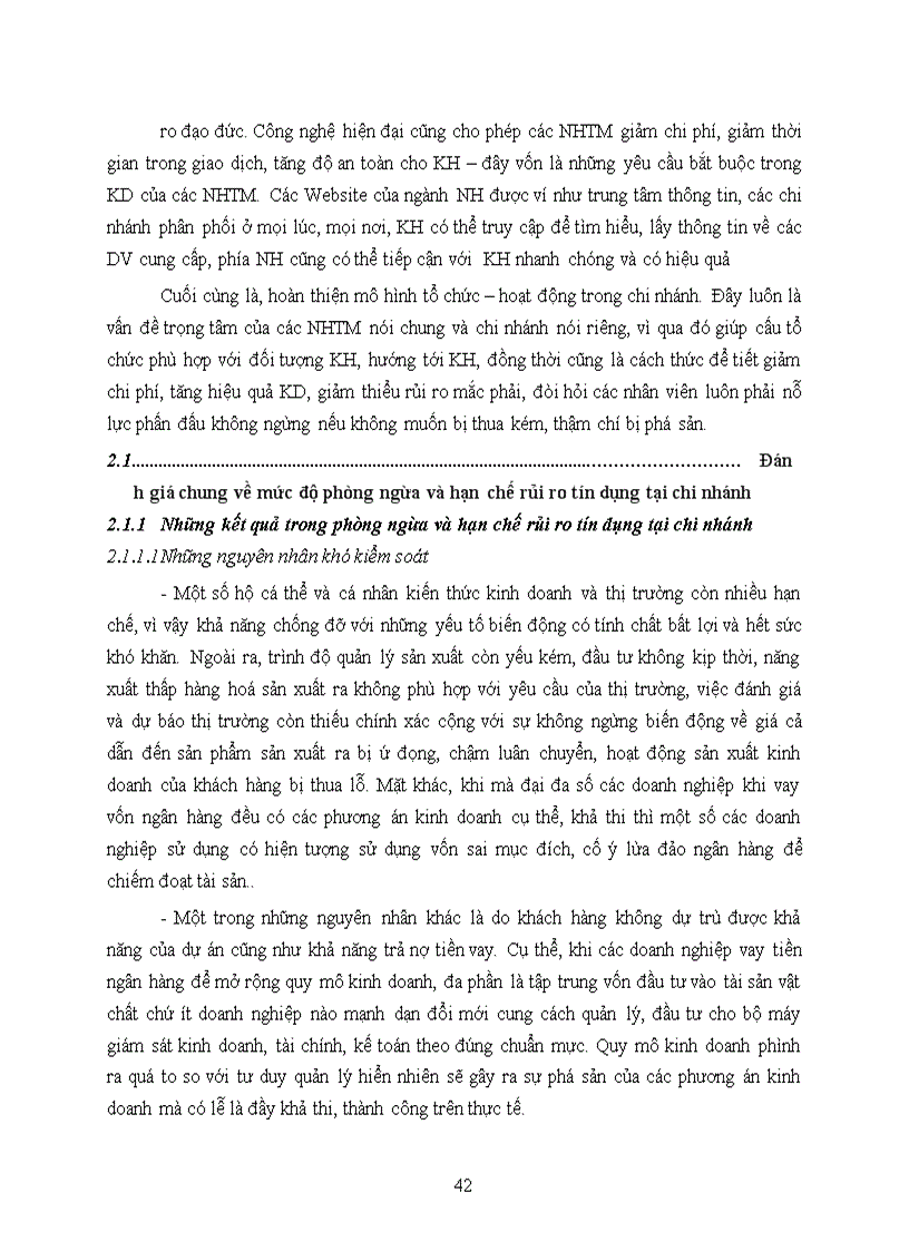 image for page Giải pháp phòng ngừa và hạn chế rủi ro tín dụng tại NHTM CP Quân đội chi nhánh Đào Duy Anh
