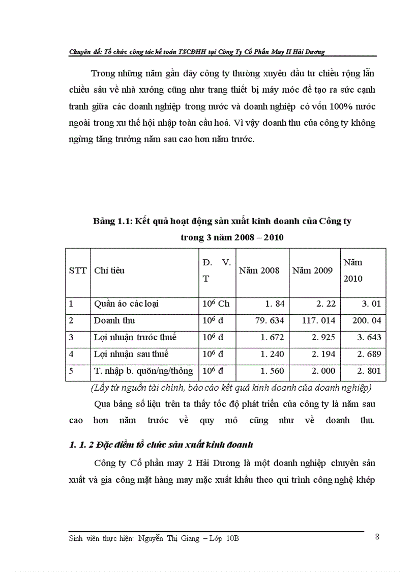 image for page Hoàn thiện công tác kế toán tài sản cố định hữu hình tại Công ty cổ phần may II Hải Dương