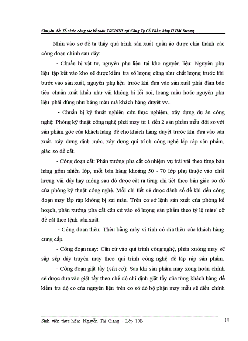 image for page Hoàn thiện công tác kế toán tài sản cố định hữu hình tại Công ty cổ phần may II Hải Dương