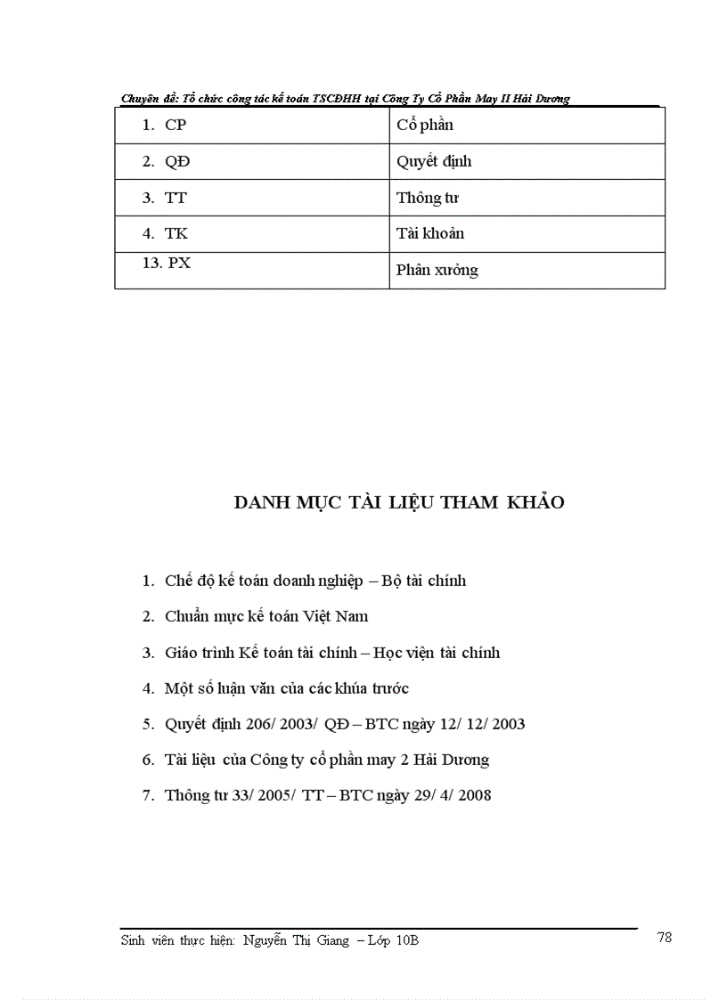 image for page Hoàn thiện công tác kế toán tài sản cố định hữu hình tại Công ty cổ phần may II Hải Dương