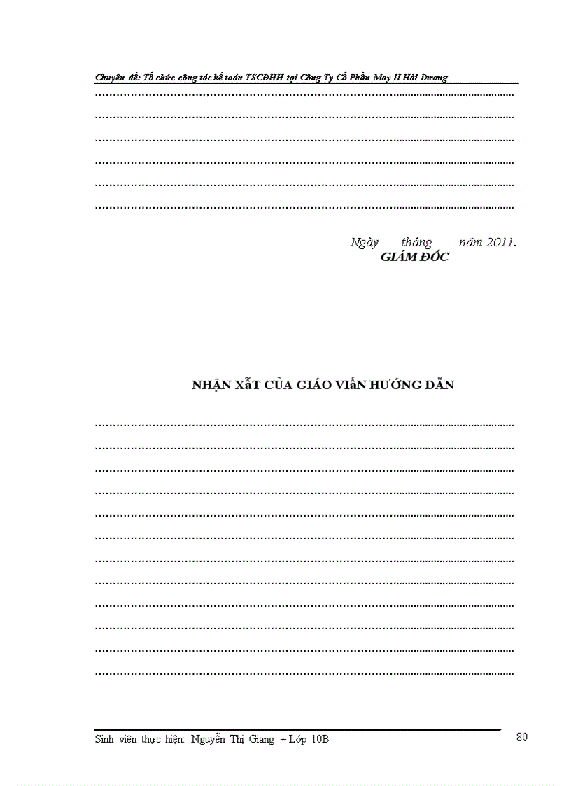 image for page Hoàn thiện công tác kế toán tài sản cố định hữu hình tại Công ty cổ phần may II Hải Dương