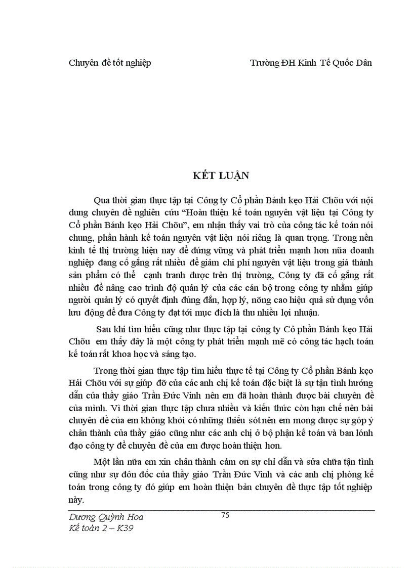 image for page Hoàn thiện Kế toán nguyên vật liệu tại Công ty Cổ phần Bánh kẹo Hải Châu