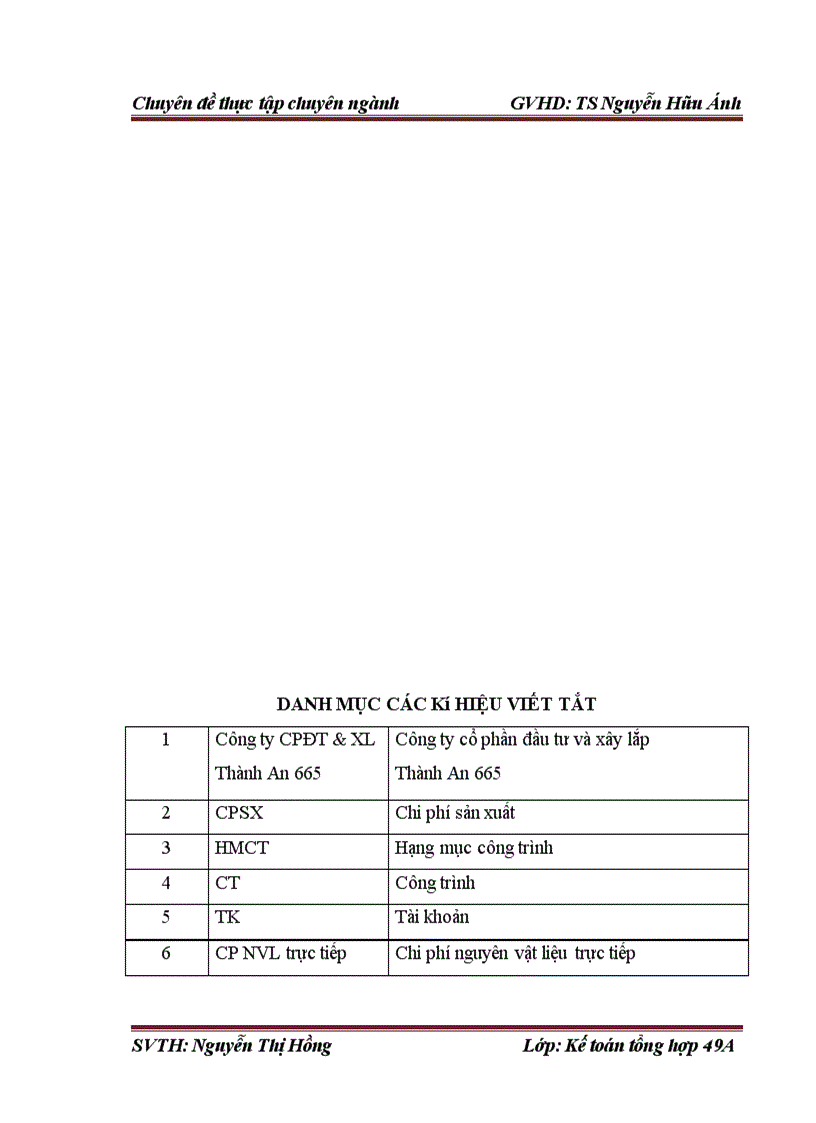 image for page Hoàn thiện kế toán chi phí sản xuất và tính giá thành sản phẩm xây lắp tại Công ty cổ phần đầu tư và xây lắp Thành An 665