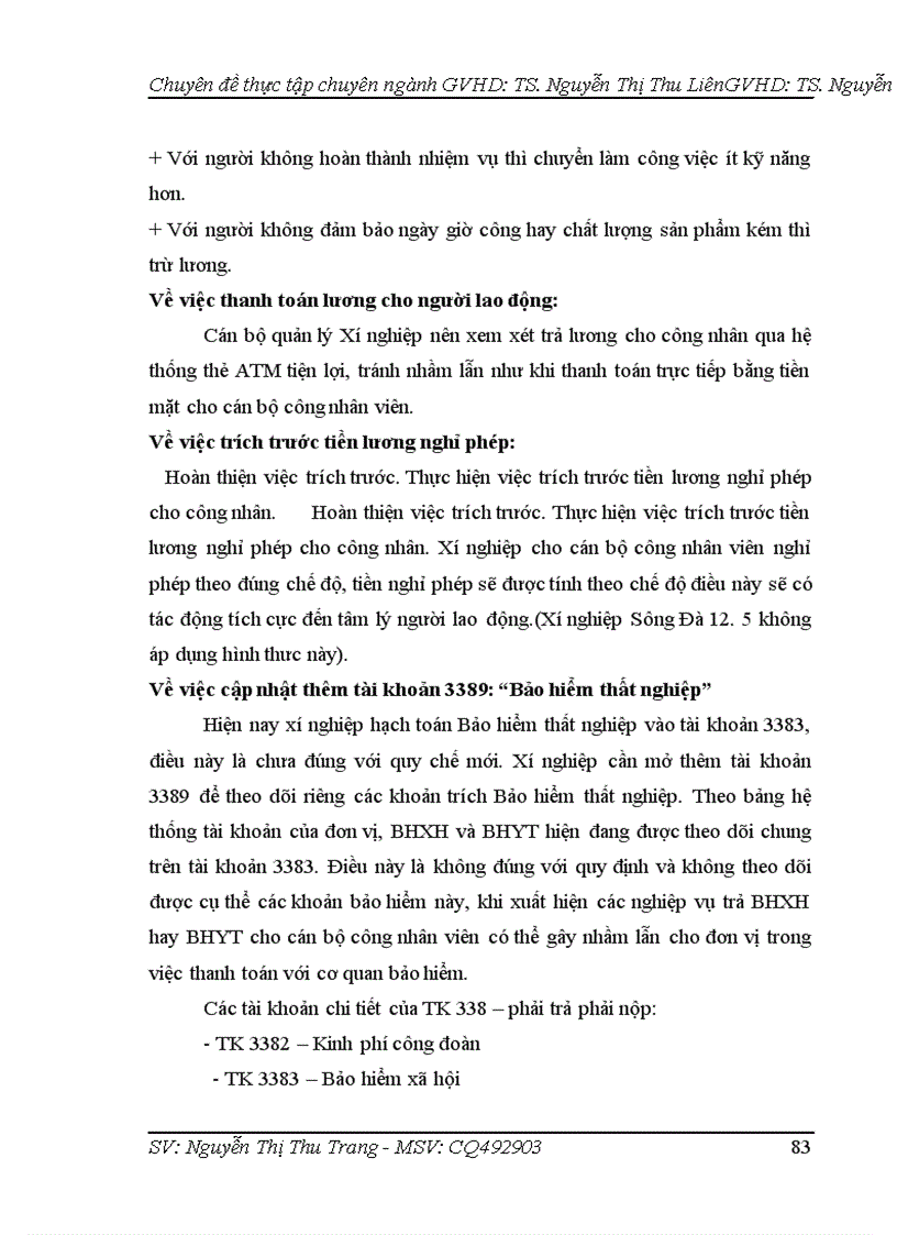 image for page Hoàn thiện kế toán tiền lương và các khoản trích theo lương tại xí nghiệp sông đà 12.5