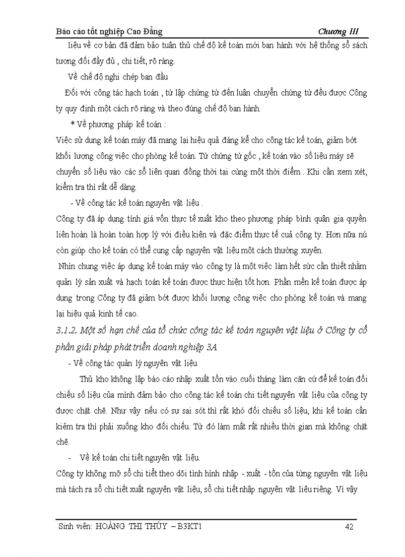 image for page Kế toán Nguyên Vật Liệu tại Công ty cổ phần giải pháp phát triển Doanh Nghiệp 3A