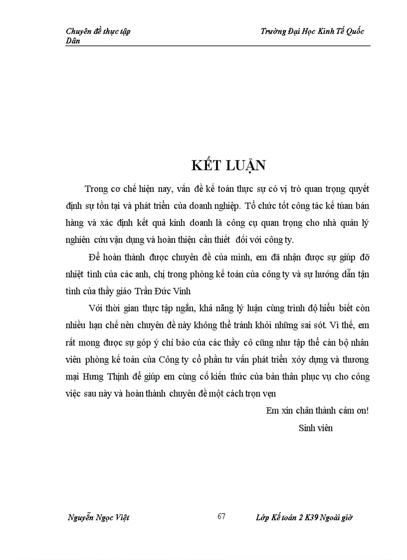 image for page Hoàn thiện kế toán bán hàng và xác định kết quả kinh doanh tại Công ty cổ phần tư vấn phát triển xây dựng và thương mại Hưng Thịnh