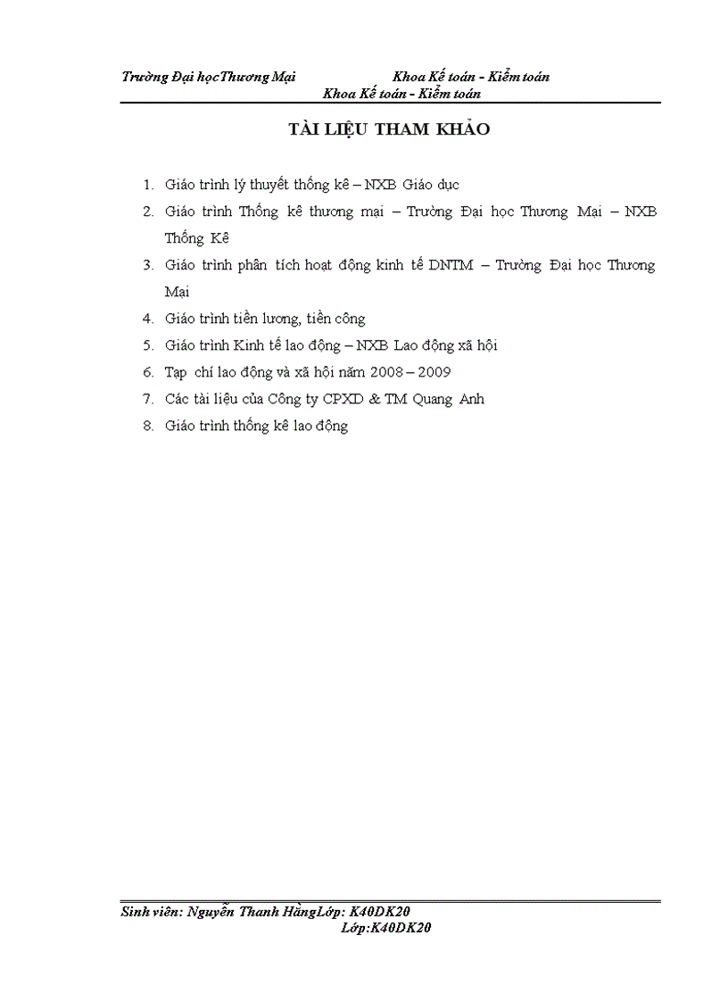 image for page Phân tích thống kê tiền lương của người lao động tại Công ty Cổ phần xây dựng và tư vấn Thái Dương