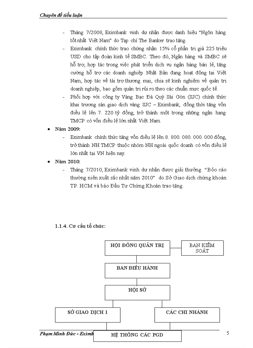 image for page Báo cáo thực tập tại Ngân hàng thương mại cổ phần Xuất nhập khẩu Việt Nam (Eximbank)