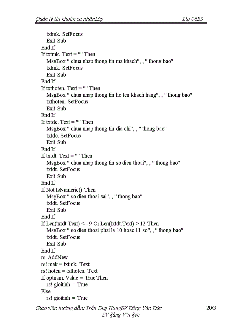 image for page Quản lý tài khoản của cá nhân