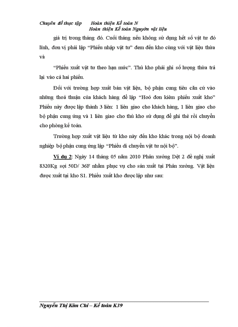 image for page Hoàn thiện Kế toán Nguyên vật liệu