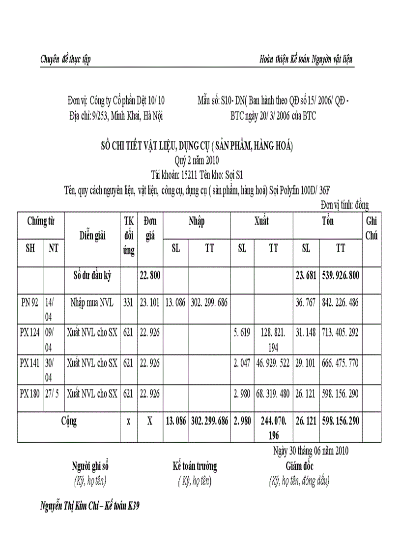 image for page Hoàn thiện Kế toán Nguyên vật liệu