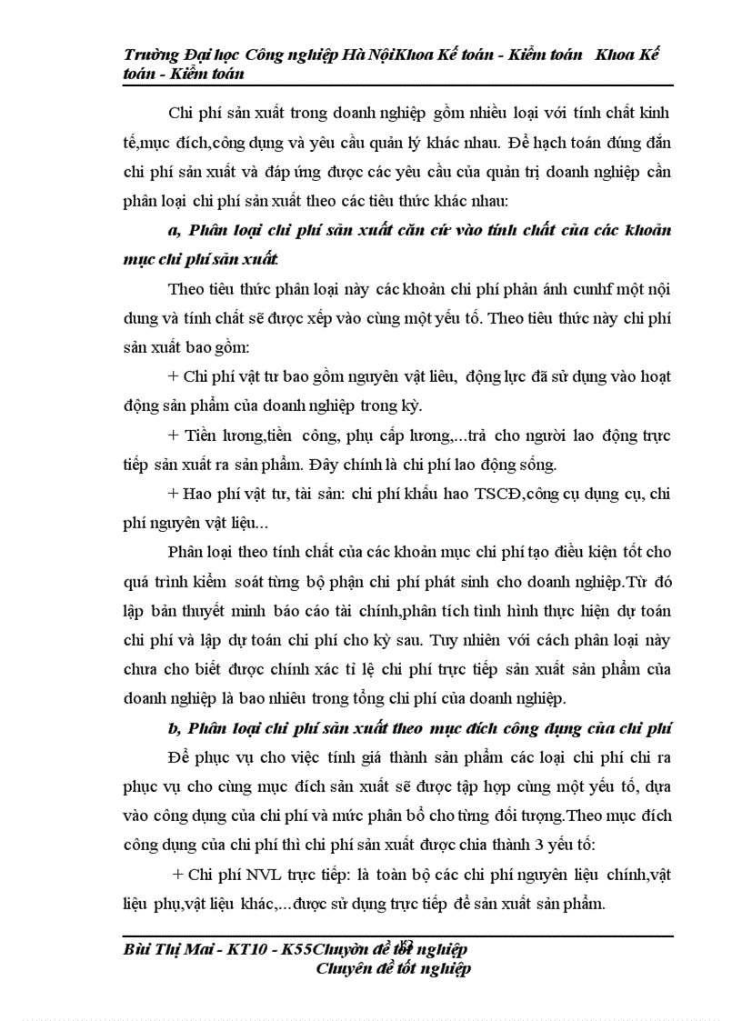 image for page Hoàn thiện phương pháp kế toán chi phí sản xuất và tính giá thành tại Công ty Cổ phần công nghiệp Thanh Hiền