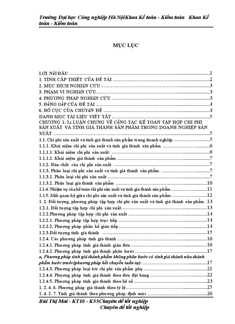 image for page Hoàn thiện phương pháp kế toán chi phí sản xuất và tính giá thành tại Công ty Cổ phần công nghiệp Thanh Hiền