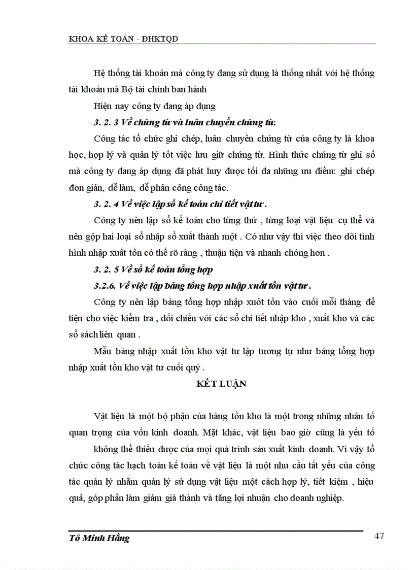 image for page Hoàn thiện kế toán nguyên vật liệu ở công ty cổ phần bia hà nội – hồng hà