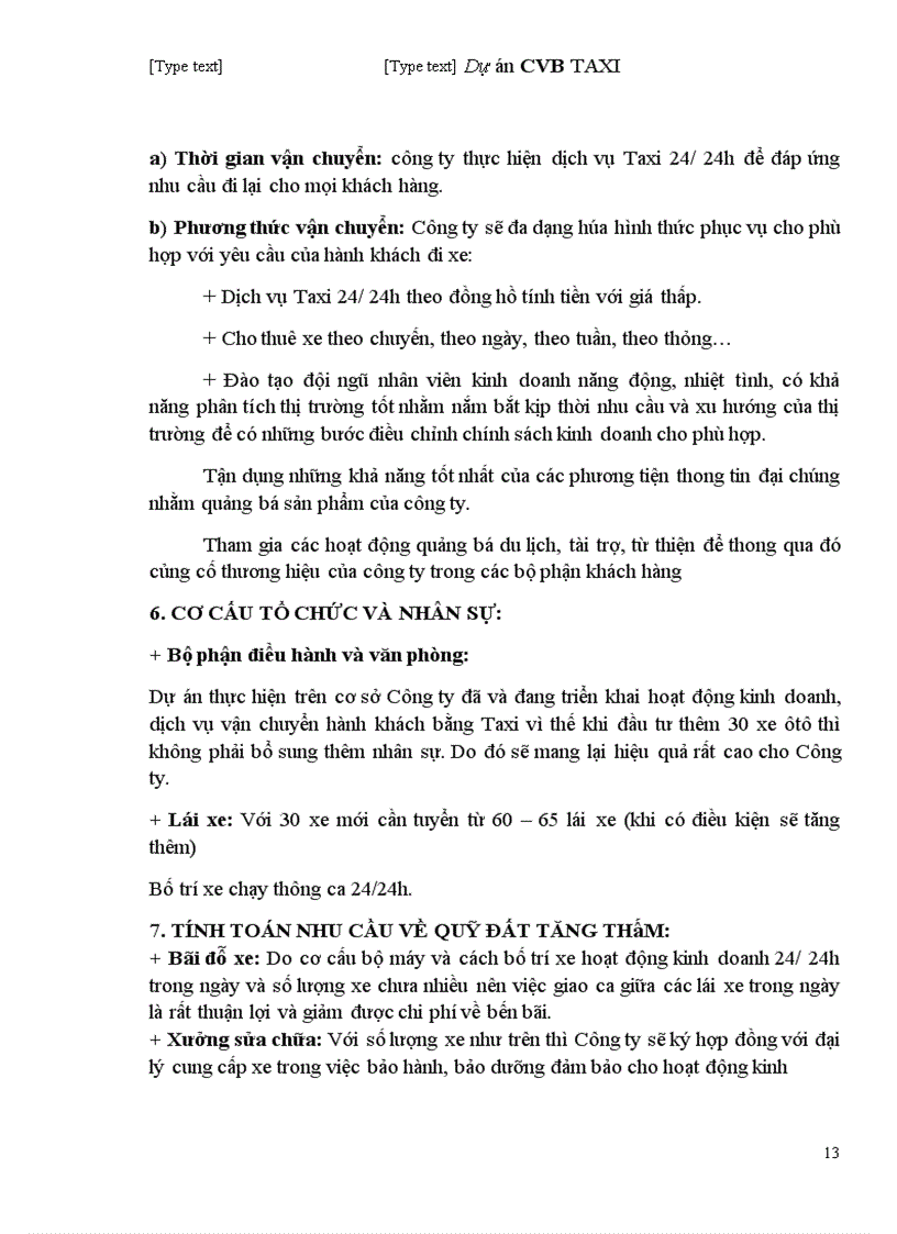 image for page Dự án CVB TAXI