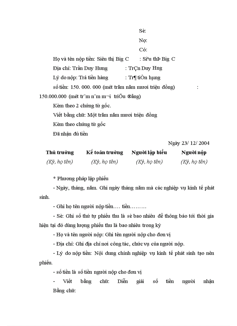 image for page Nội dung chuyên đề kế toán vốn bằng tiền.