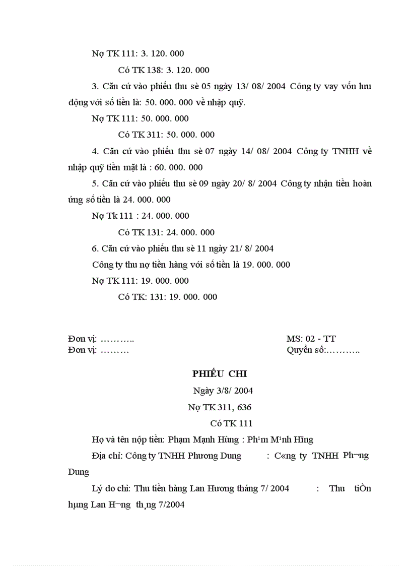 image for page Nội dung chuyên đề kế toán vốn bằng tiền.