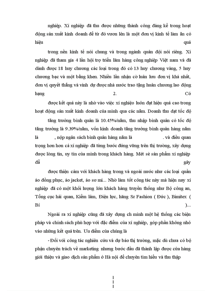 image for page Phân tích thực trạng về thị trường tiêu thụ sản phẩm ở xí nghiệp may đo x19 thược công ty 247- bộ quốc phòng