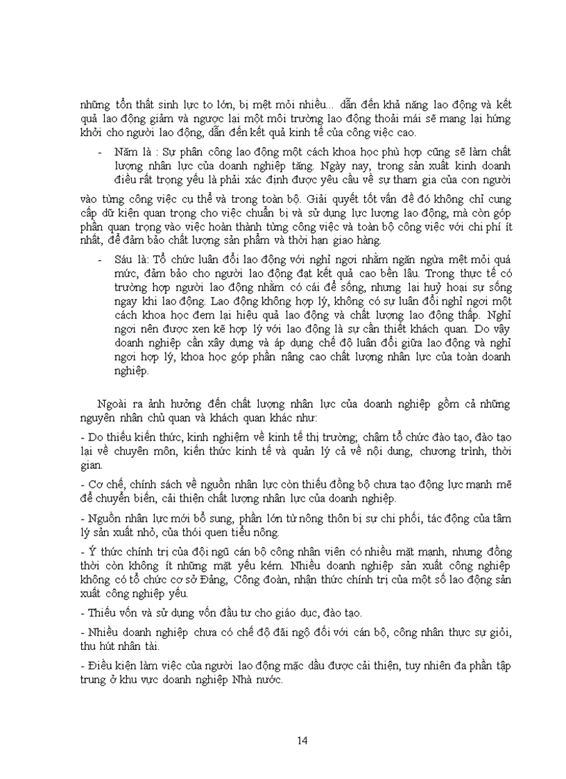 image for page Thảo luận về chất lượng nhân lực của doanh nghiệp