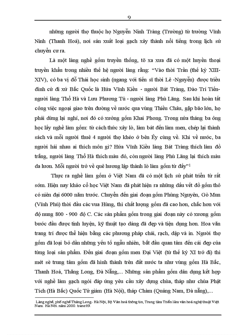 image for page Tìm hiểu về làng gốm cổ truyền Bát Tràng và sự phát triển du lịch làng nghề ở Bát Tràng.