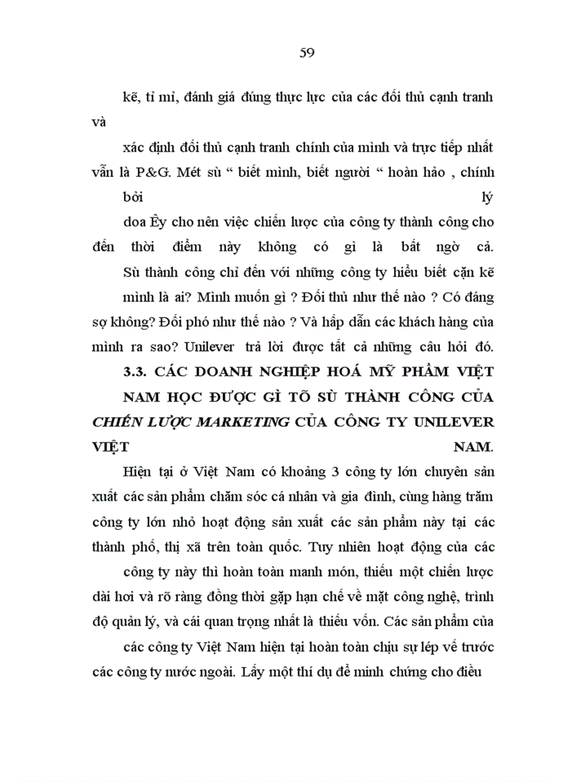 image for page Báo cáo thực tập tại công ty Unilever Việt Nam.