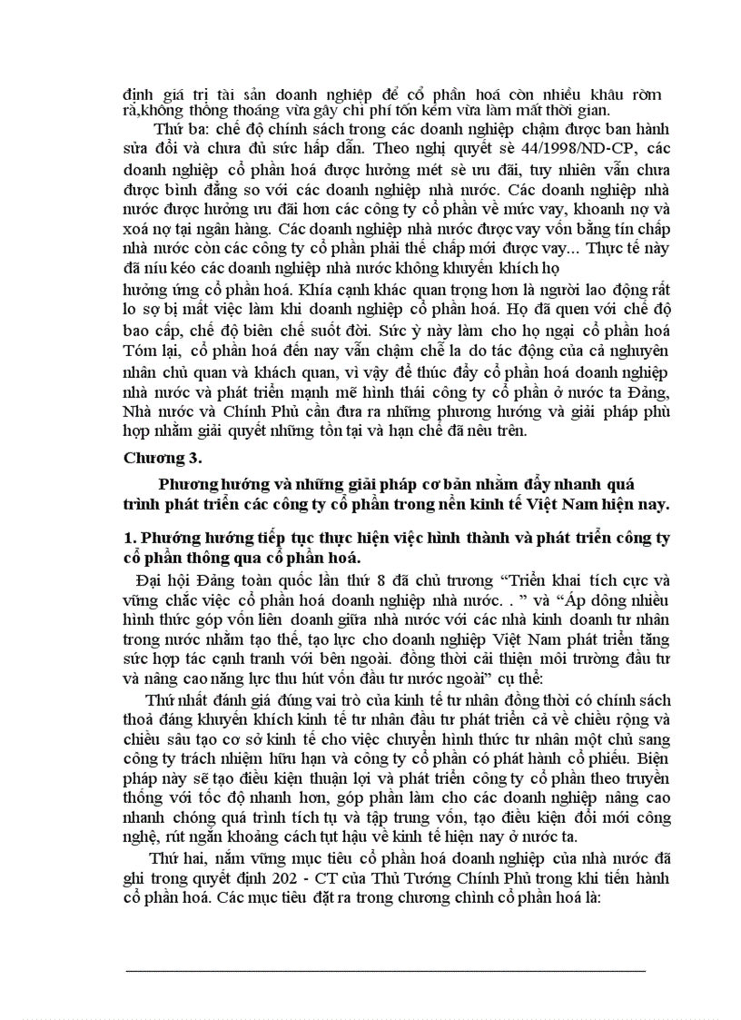 image for page Giải pháp cơ bản nhằm đẩy nhanh quá trình phát triển các công ty cổ phần trong nền kinh tế Việt Nam hiện nay