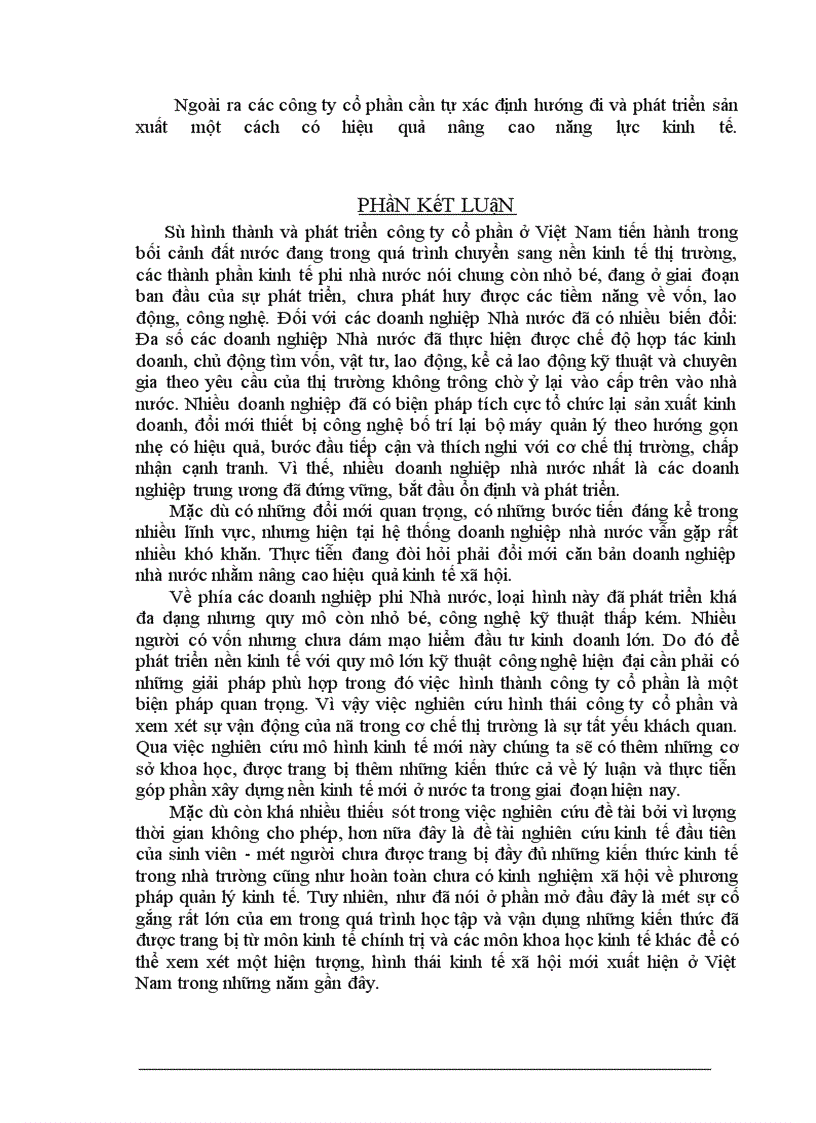 image for page Giải pháp cơ bản nhằm đẩy nhanh quá trình phát triển các công ty cổ phần trong nền kinh tế Việt Nam hiện nay