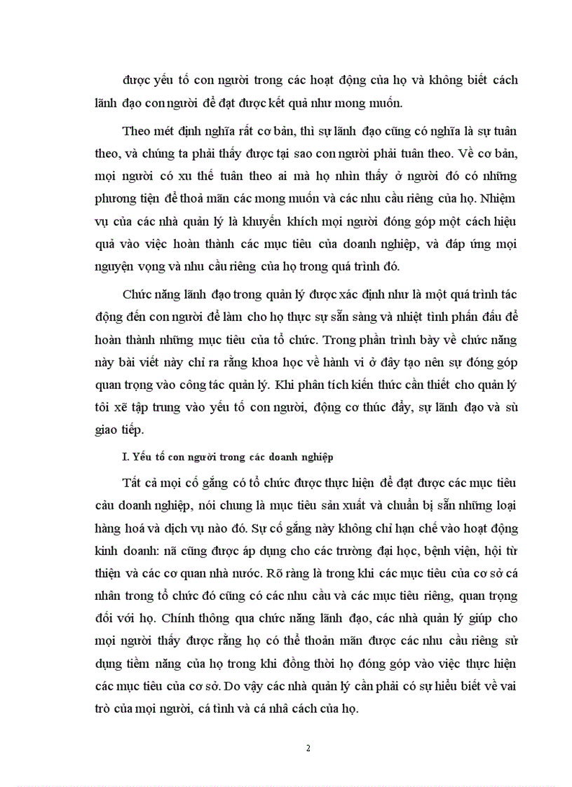 image for page Yếu tố con người trong công tác quản lý