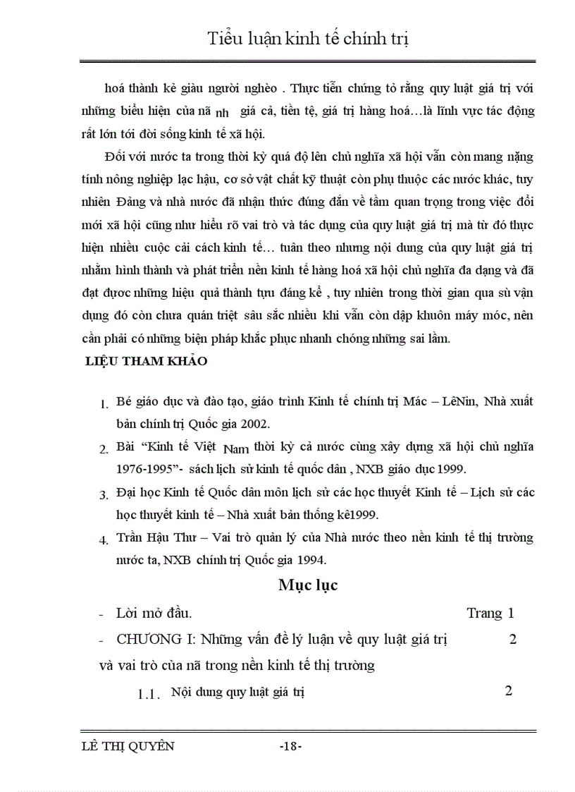image for page Quy luật giá trị và vai trò của nó trong phát triển kinh tế thị trường ở nước ta